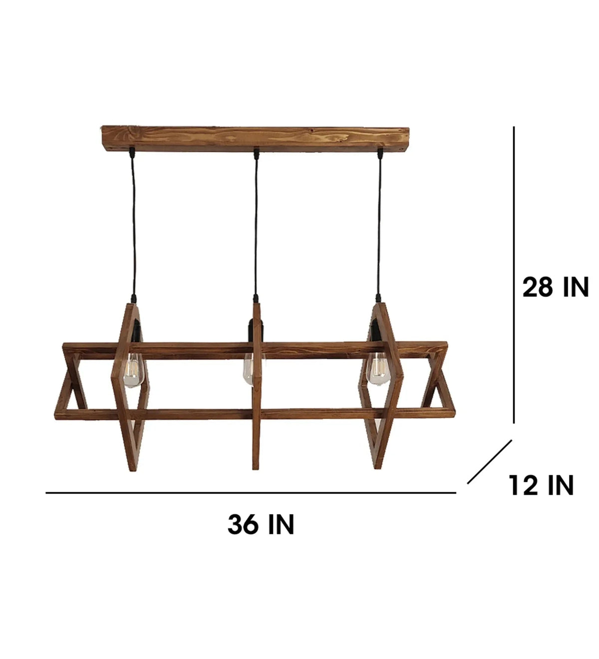Paragon Brown 3 Series Hanging Lamp-ArtyCraftz.com