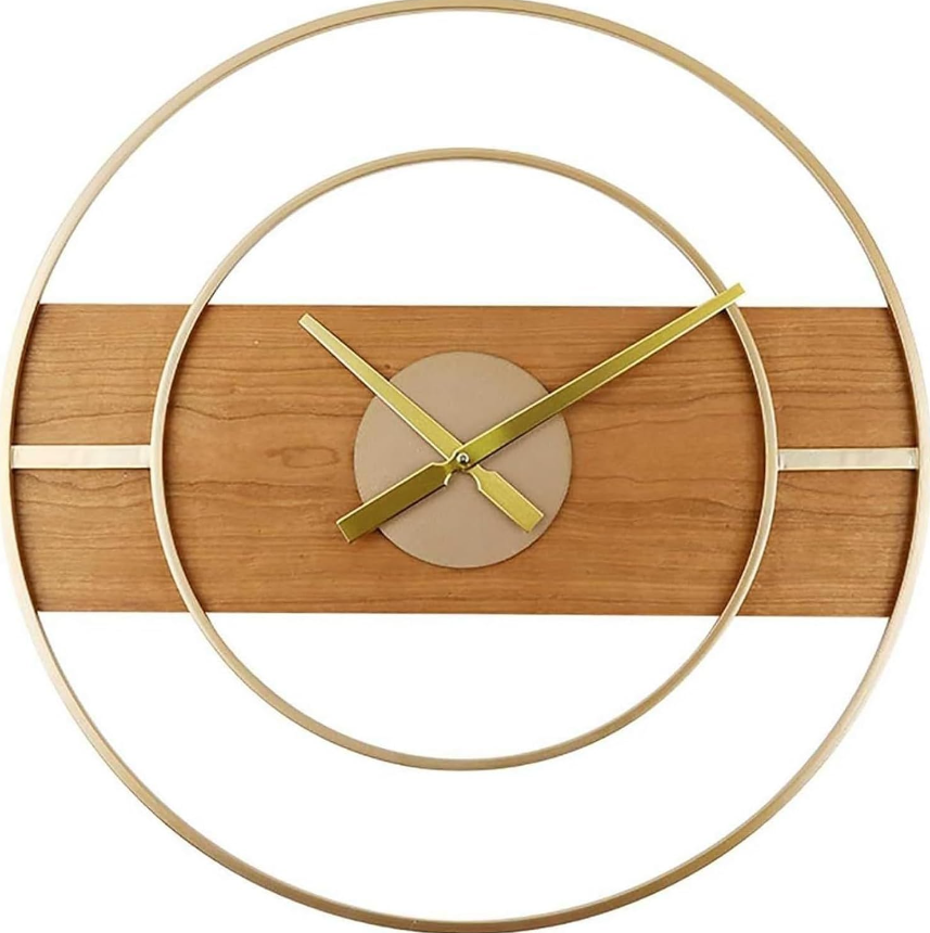 Polished Metal Wooden Decorative Round-ArtyCraftz.com