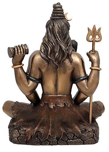 Poly Resin and Bonded Bronze Shiva Back View