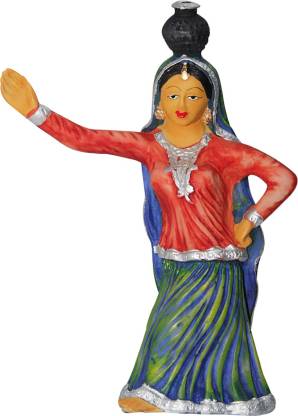 Polyresin Set of 10 Punjabi Bhangra Traditional Showpiece- ArtyCraftz.com