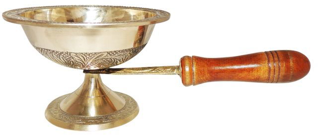 Pure Brass Dhoop Aarti, Deep, Deepak, Diya Pooja Purposes - ArtyCraftz.com