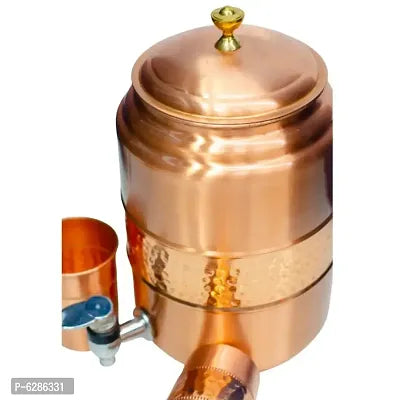 Pure Copper 5 Litre Matka Water Dispenser- ArtyCraftz