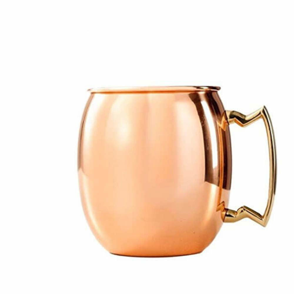 Pure Copper Moscow Mule Mug with Brass Handle Pack of 10 - ArtyCraftz.com