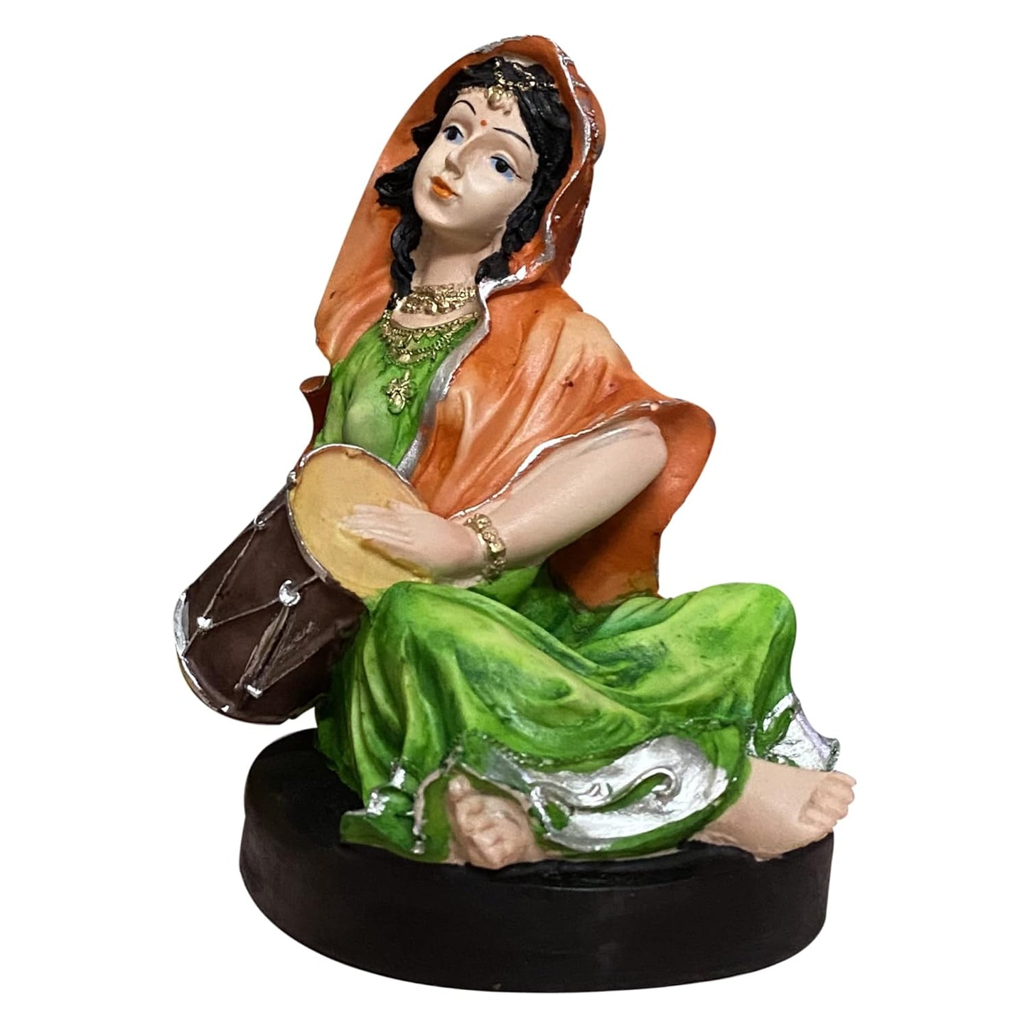 Rajasthani Musician Couple Showpiece Set for Home Decor-ArtyCraftz.com