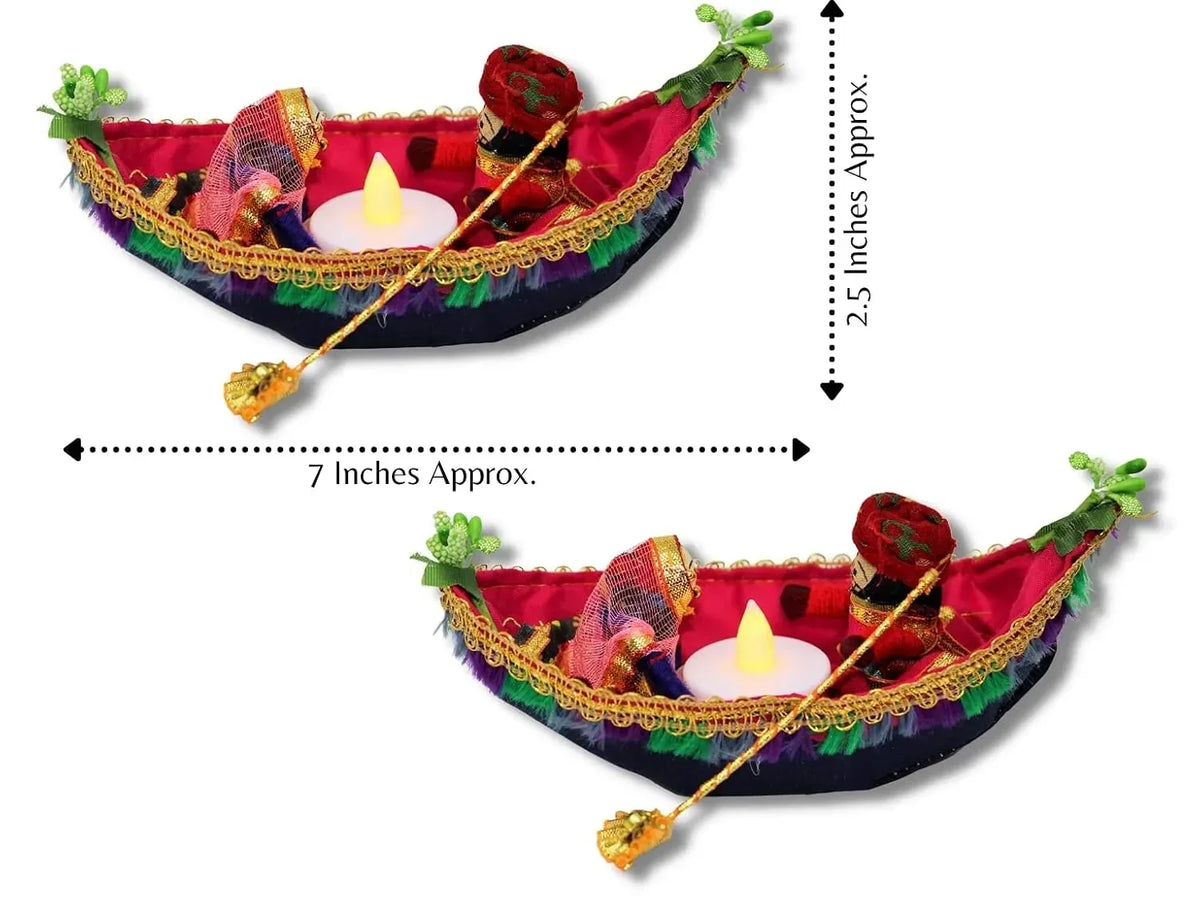 Recycled Material Rajasthani Raja Rani Puppet Tealight Candle Holder - ArtyCraftz.com