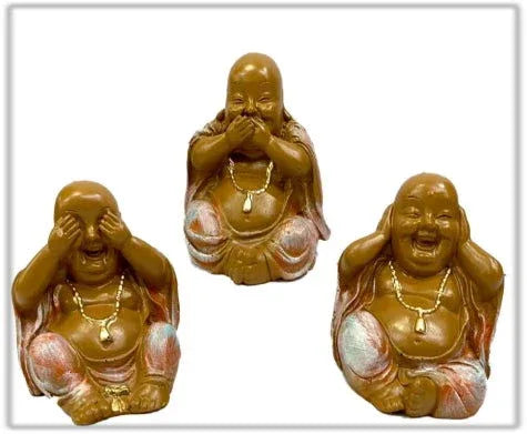 Resin Happy Man Buddha - ArtyCraftz.com
