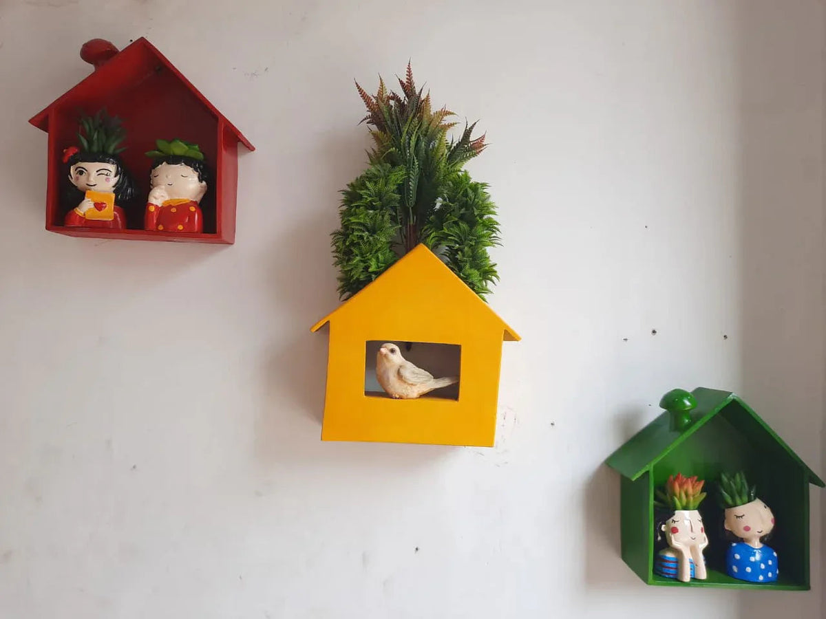 Resin Hut Planter Combo for Home Decor and Gifting - ArtyCraftz.com