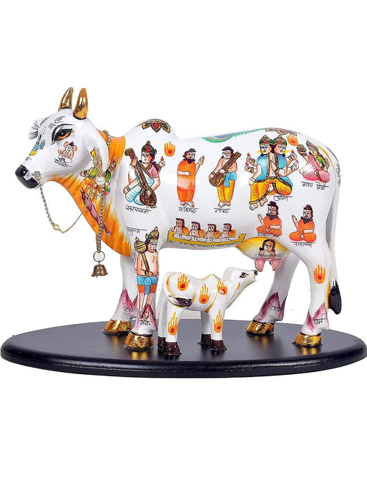 Resin Khamadhenu Showpiece-ArtyCraftz.com