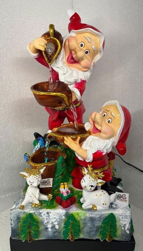 Resin Santa Fountain for Home Decor and Gifting - ArtyCraftz.com