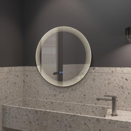 Retro Inspired Led Wall Mirror-ArtyCraftz.com