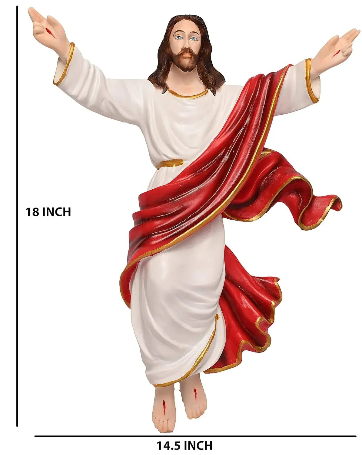 Risen Jesus Christ Resin Statue-ArtyCraftz.com
