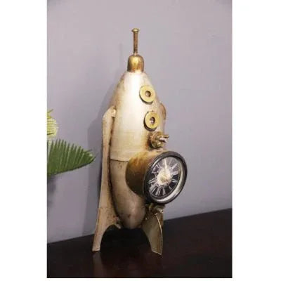 Rocket Metal Clock-ArtyCraftz.com