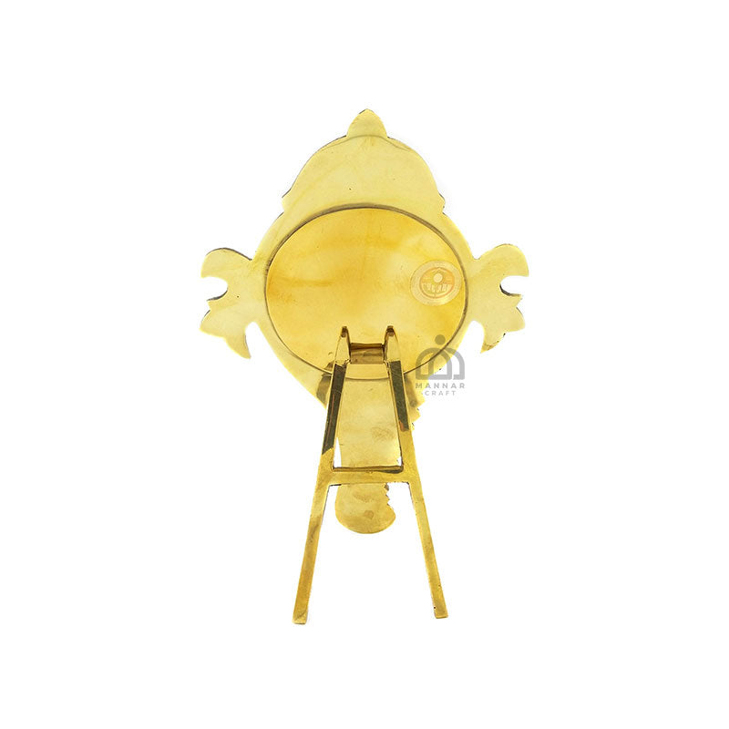 Round Shank with Back stand Aranmula Kannadi Mirror-ArtyCraftz.com