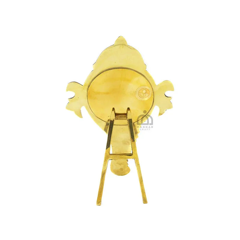 Round Shank with Back stand Aranmula Kannadi Mirror-ArtyCraftz.com