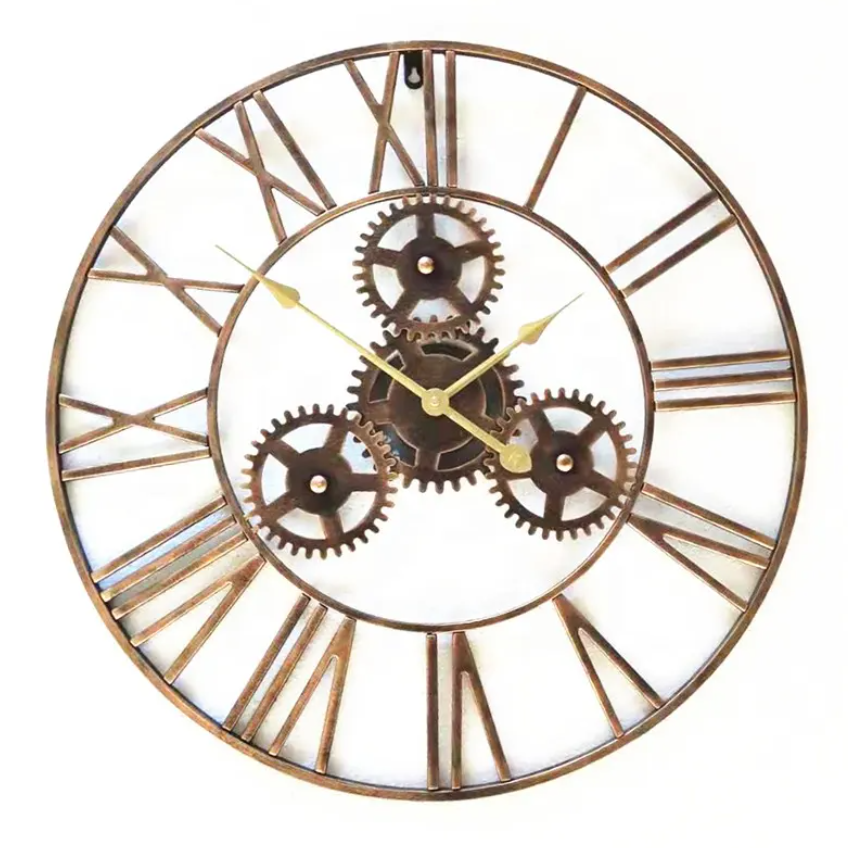 Antique Roman Numbers Wall Clock