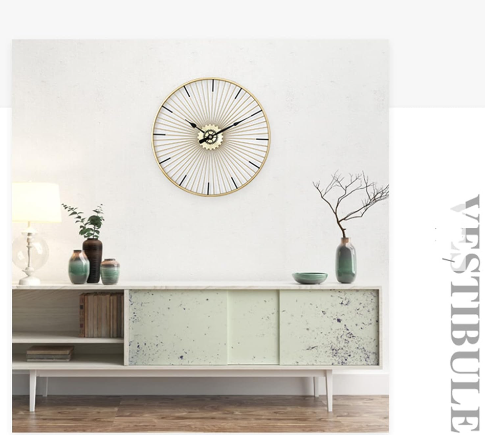 Wheel Decorative Iron Clock