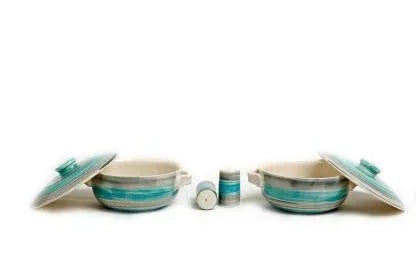 Sea Green Ceramic Dinner Set-ArtyCraftz.com