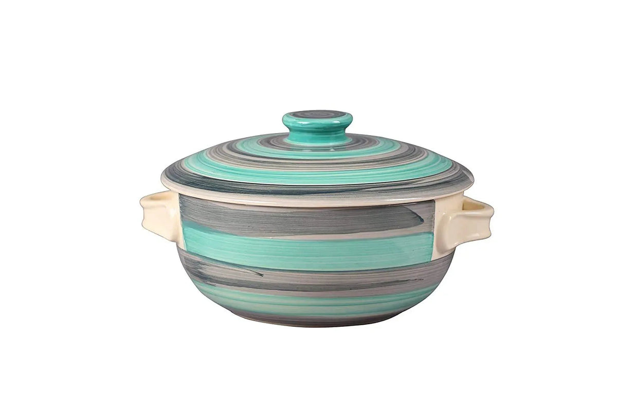 Sea Green Ceramic Dinner Set-ArtyCraftz.com