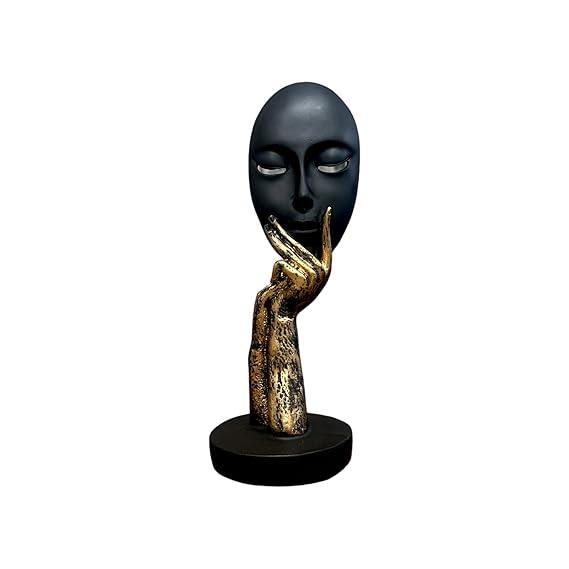 Set of 2 Polyresin Lady Face Statue Showpiece - ArtyCraftz.com