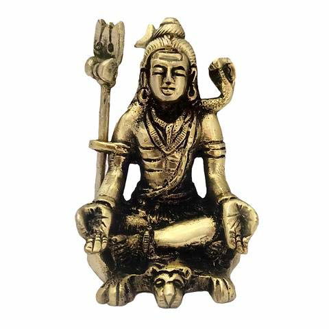 Shiva Bhagwan Yoga Mudra Idol Sculpture Statue - ArtyCraftz.com