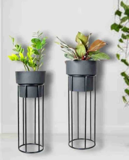 Silver Planter set of 2 Planter - ArtyCraftz.com