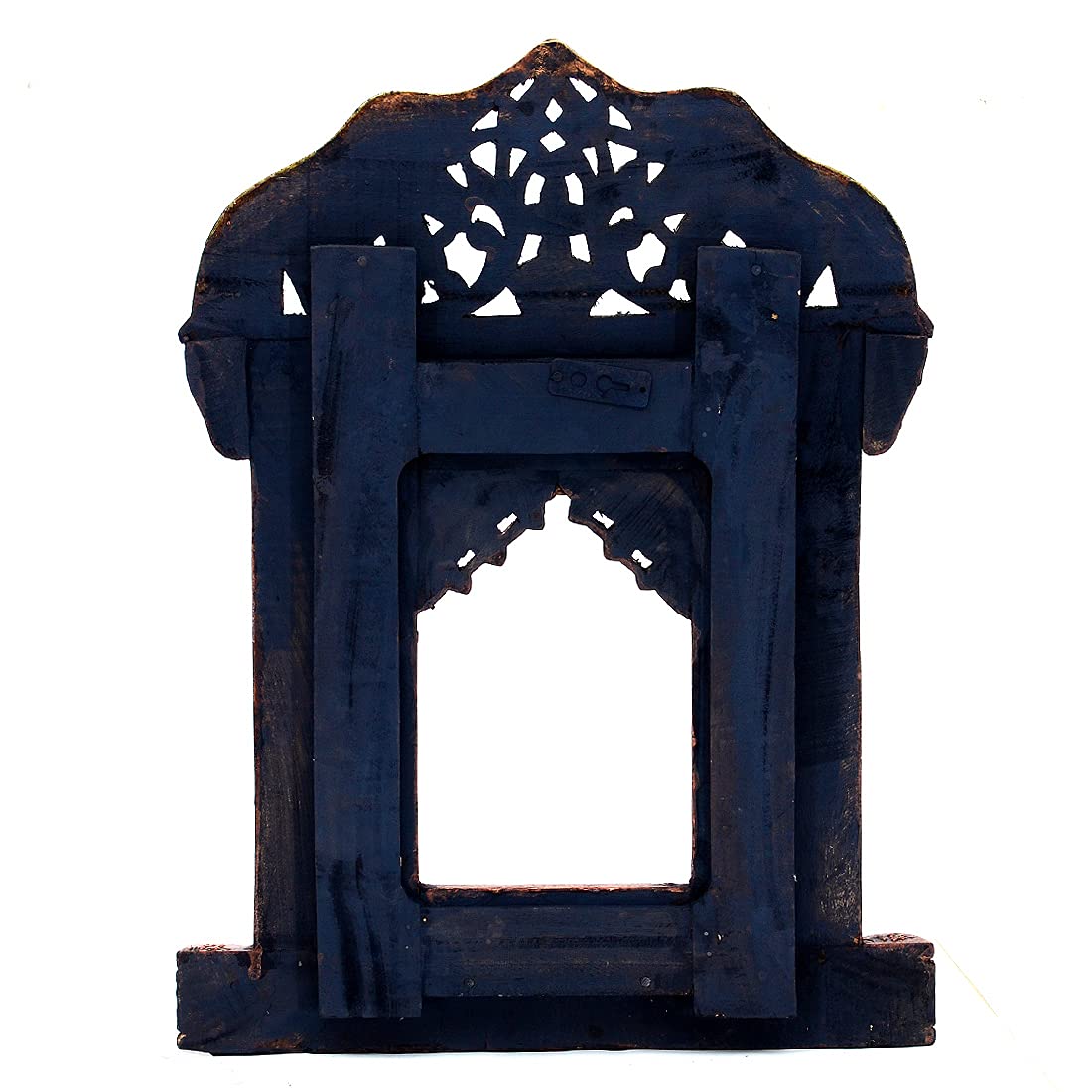 Solid Wood Elephant Decorative 24 Inch Jharokha Wall Hanging