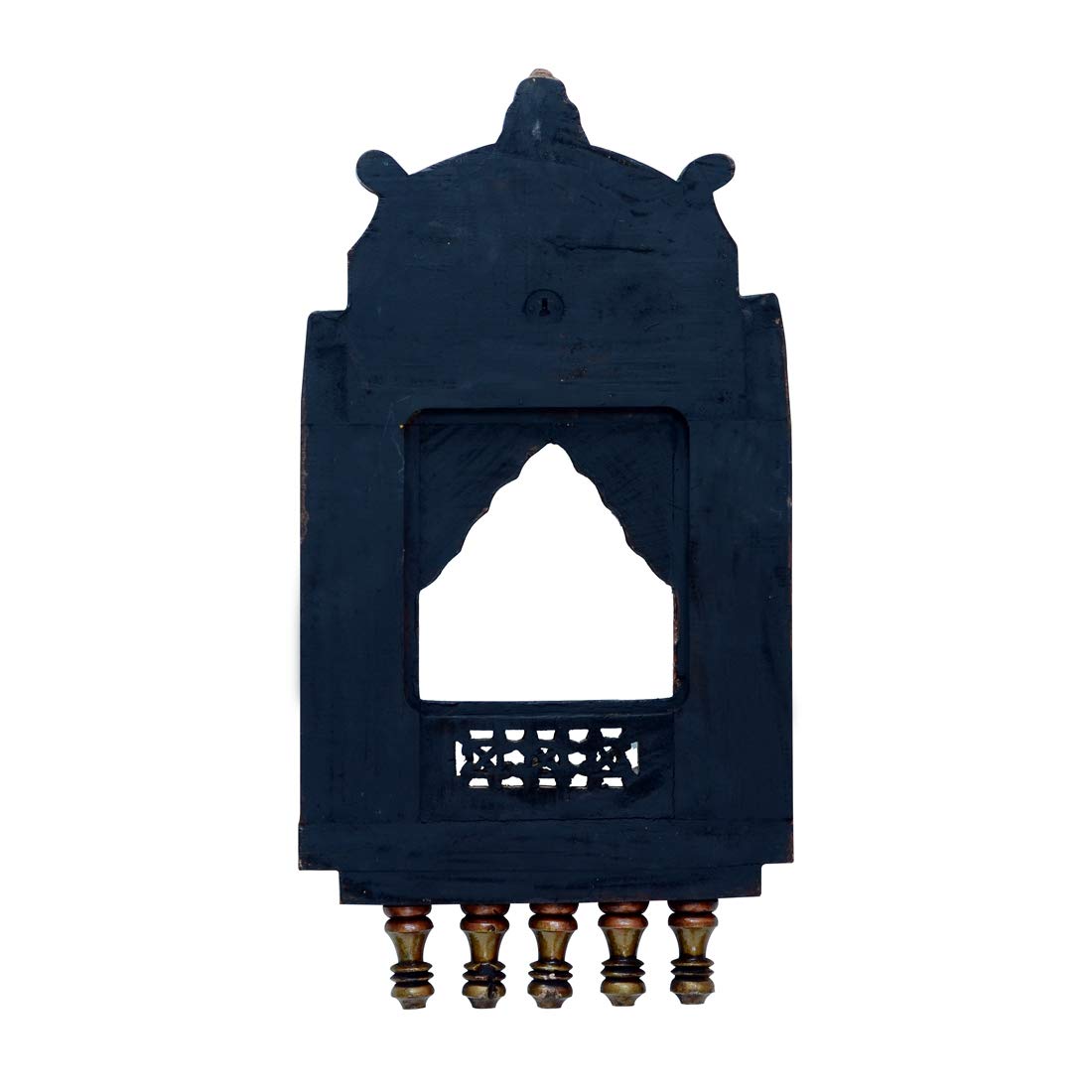 Solidwood Handpainted Copper Color Decorative Jharokha frame