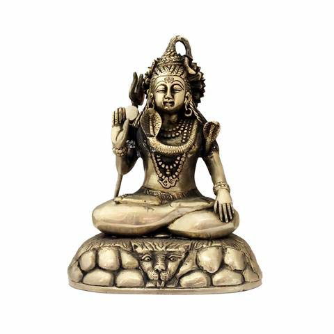 Sri Hindu God Shiva Shankar Mahayogi Idol Sculpture Statue Murti - ArtyCraftz.com