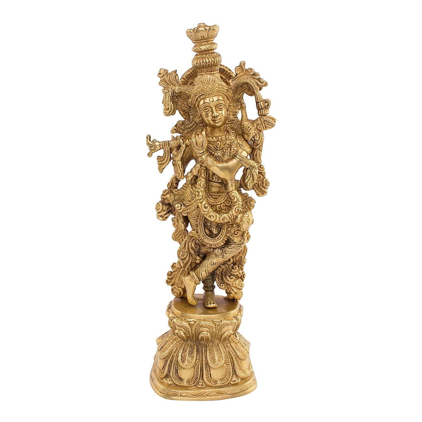 Sri Krishna Murti Statue 13 Inches Height - ArtyCraftz.com
