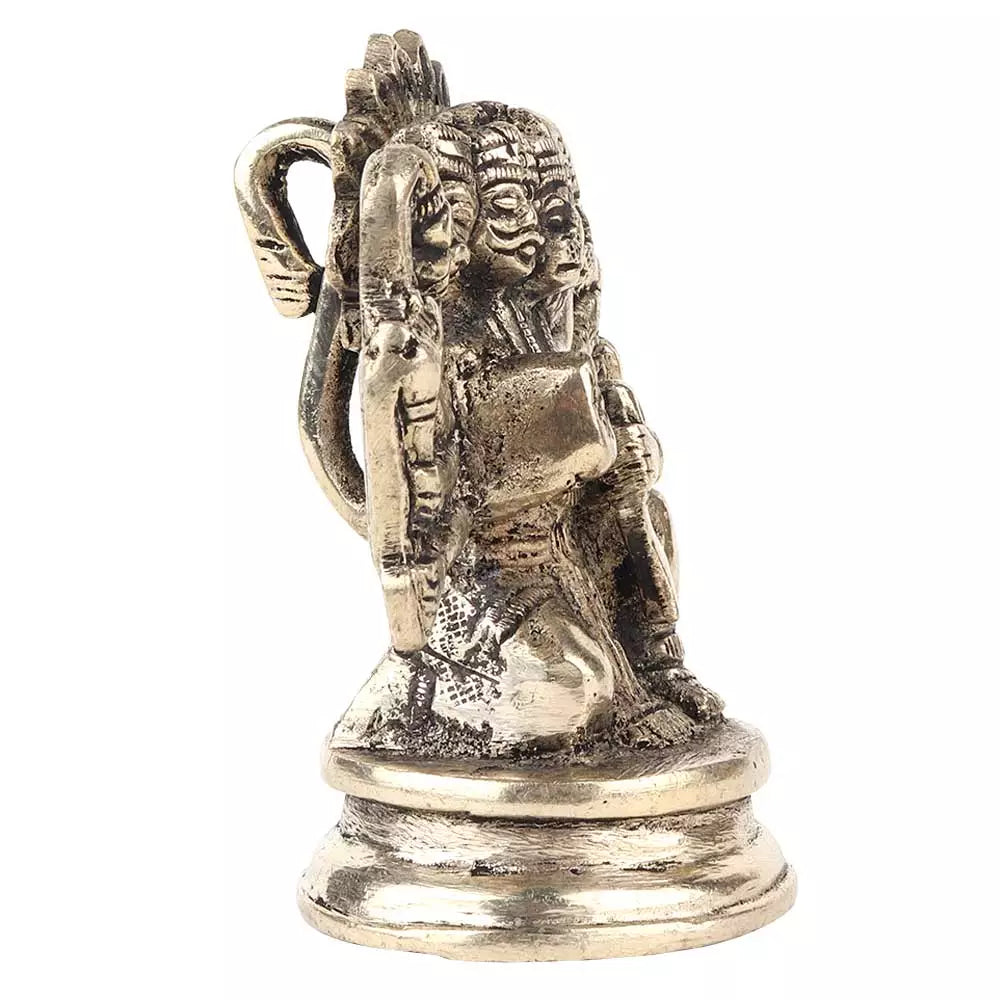 Sri Panchmukhi (Five Faced) Hanuman Idol Sculpture Statue Murti for Home Decor and Gifting - ArtyCraftz.com