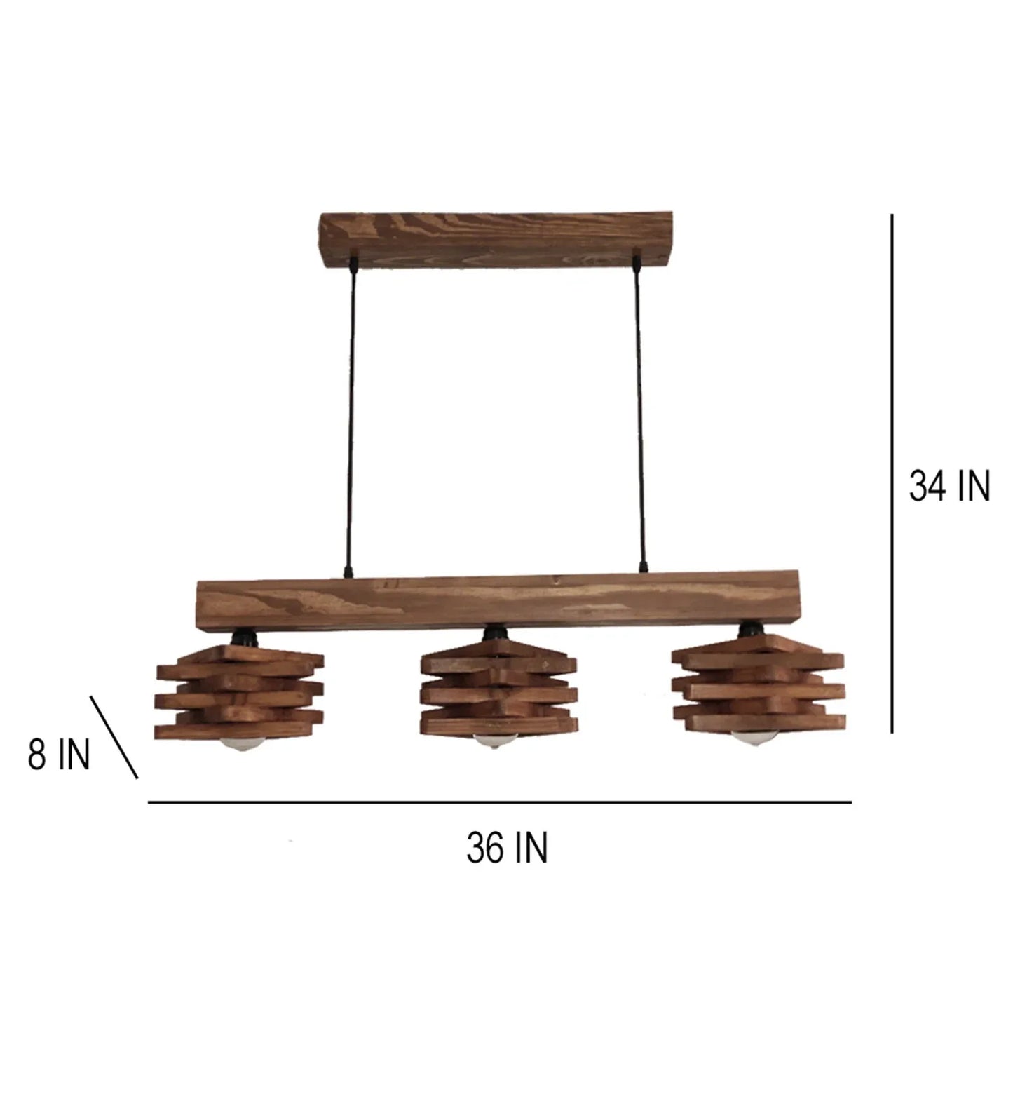 Star Brown Series Hanging Lamp-ArtyCraftz.com