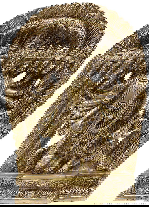 Brass Lord Vishnu Avatar Idol/Statue Home Decor Gifting - ArtyCraftz.com