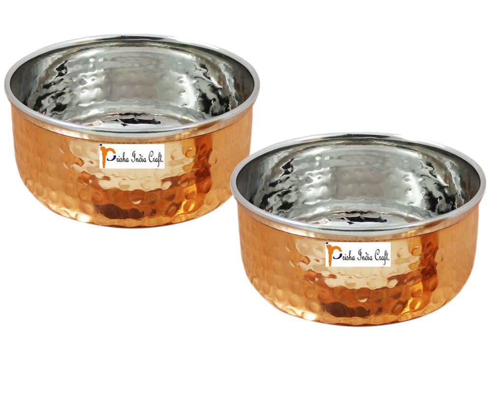 Steel Copper Serving Bowl, 180 ML - ArtyCraftz.com
