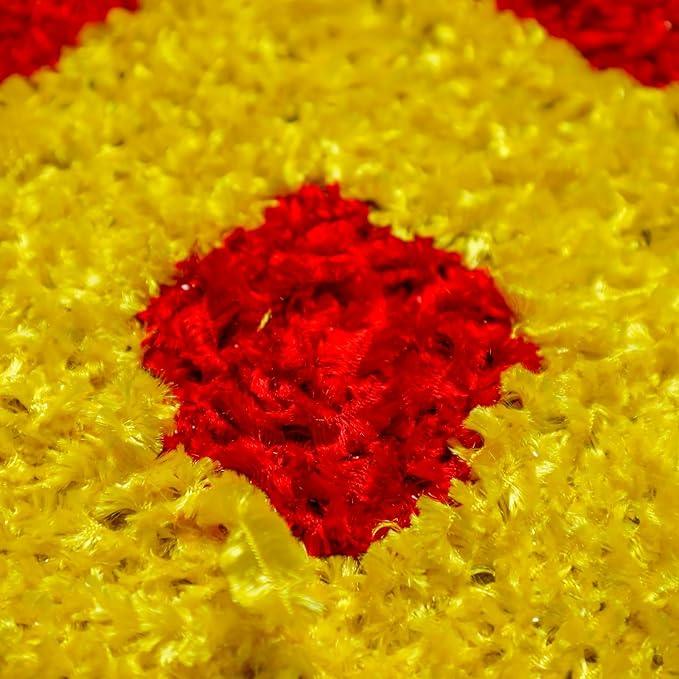 Super Soft Microfiber Traditional Modern Rangoli Door Mat for Home.