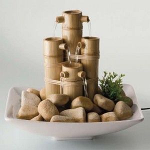 Table Top Small Bamboo Fountain for Home and Garden Decor-ArtyCraftz