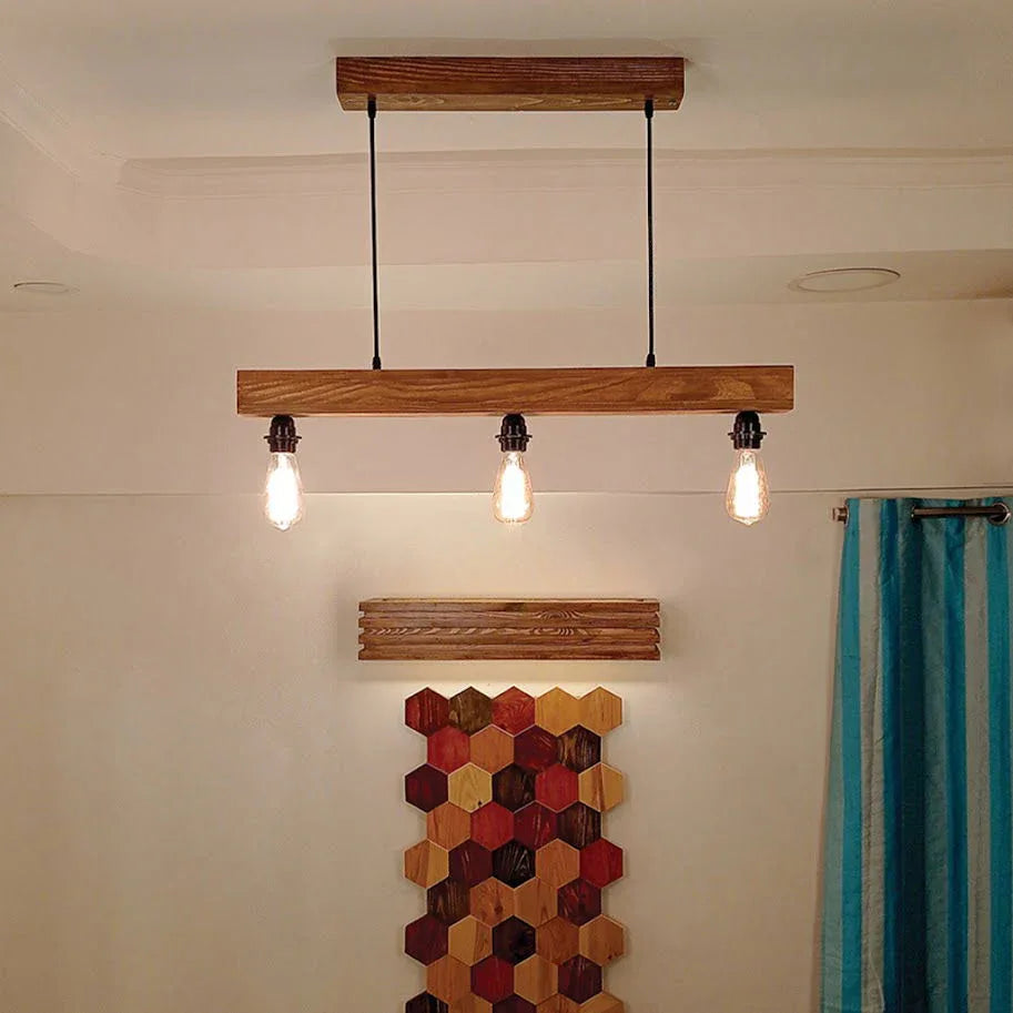 Tavern Brown Wooden Series Hanging Lamp - ArtyCraftz.com