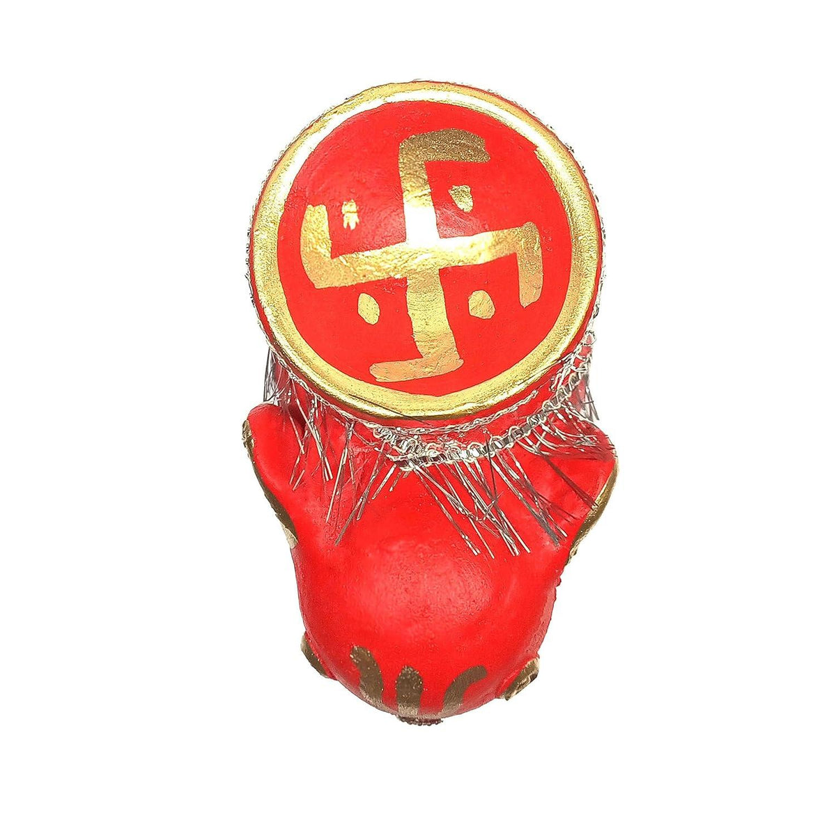 Terracotta Elephant/Hathi Showpiece for Chhath Puja, Red Color - ArtyCraftz.com