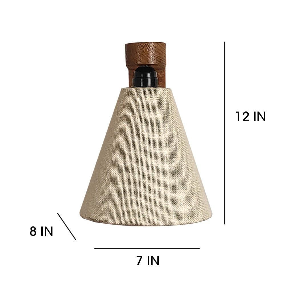 Terzo Brown Wooden Wall Lamp