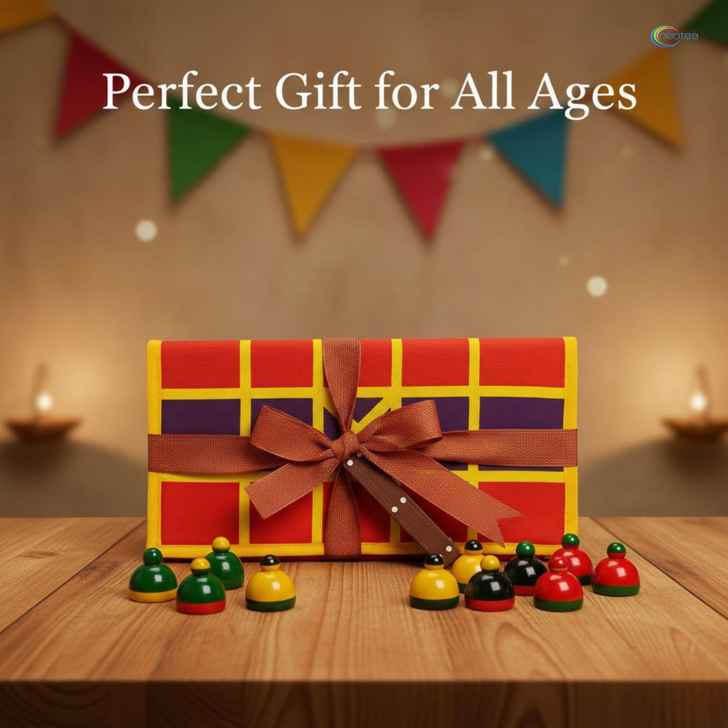 Traditional Fabric Ludo Game Set-ArtyCraftz.com