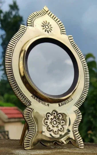 Traditional Model with Back Stand Aaranmula Kannadi-ArtyCraftz.com
