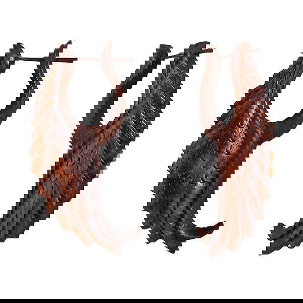 Tribal Organics Feathered Bird Style Fake Gauges Earrings 3.2" - ArtyCraftz.com