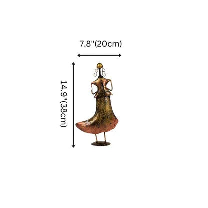 Tribal Women Musician Showpiece-ArtyCraftz.com
