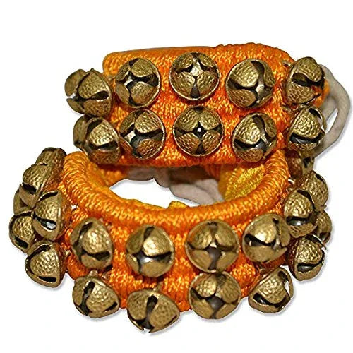 Two Line Big Dancing Padded Ghungroo Pair - ArtyCraftz.com