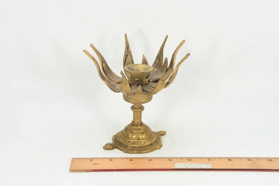 Brass Tortoise Dhoop Holder-ArtyCraftz.com