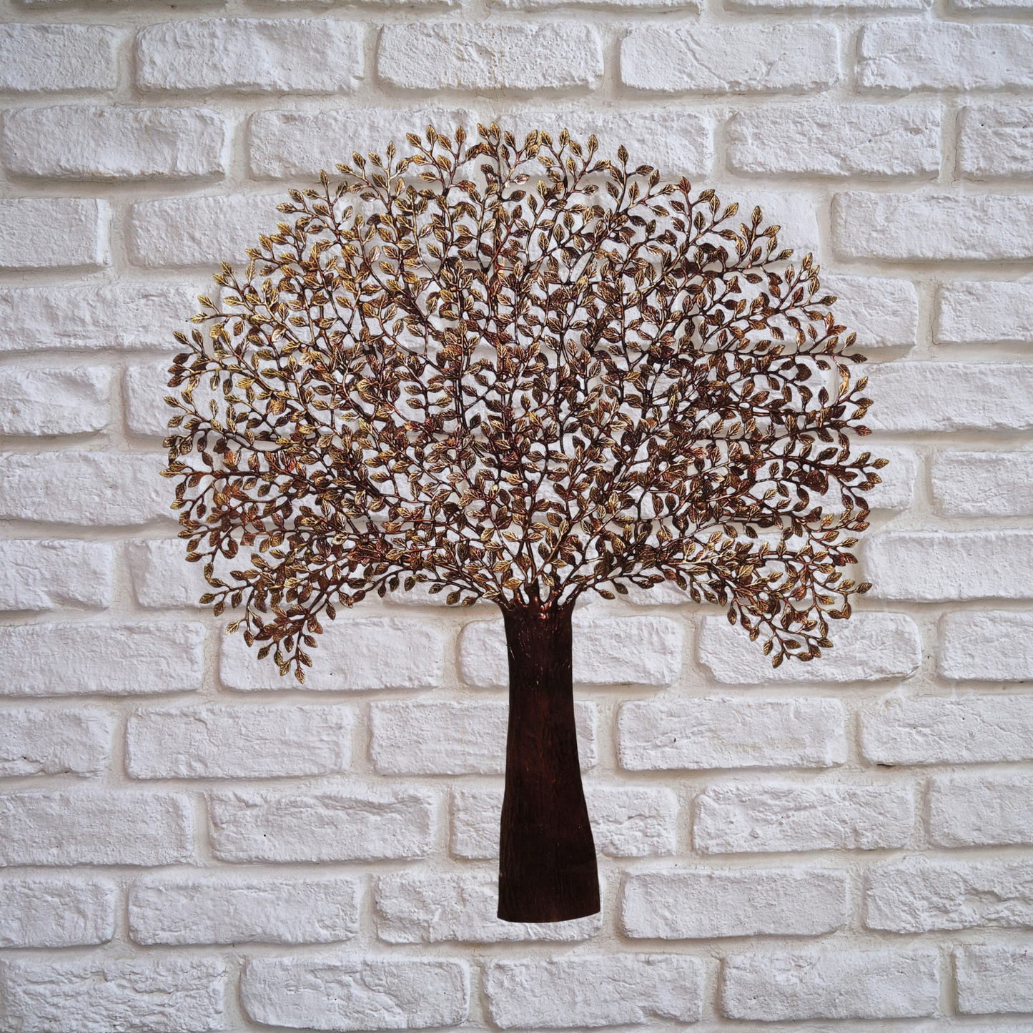 Brass Wall Hanging Showpiece Tree Statue