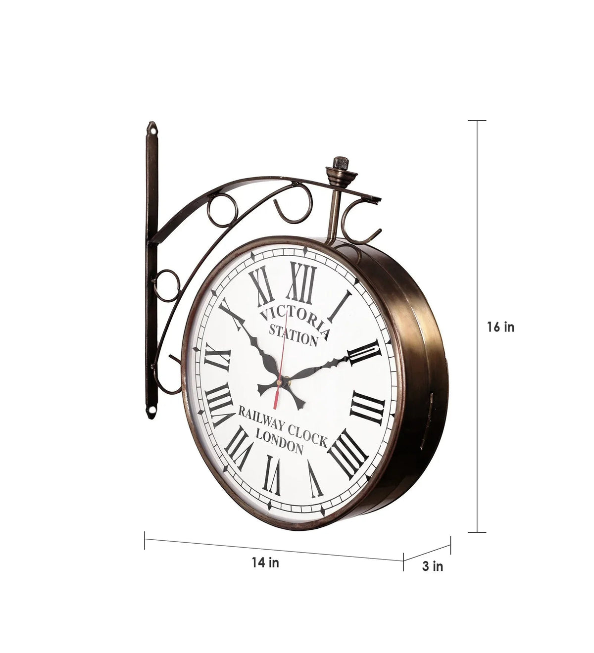 Victorian Style Railway Station Wall Clock-ArtyCraftz.com