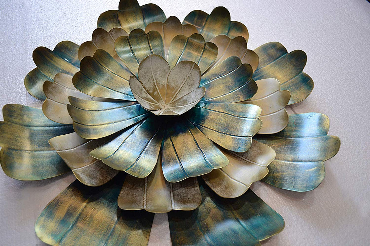 Vintage Floral Metal Wall Art decorative Iron Flower Wall Decor - ArtyCraftz.com