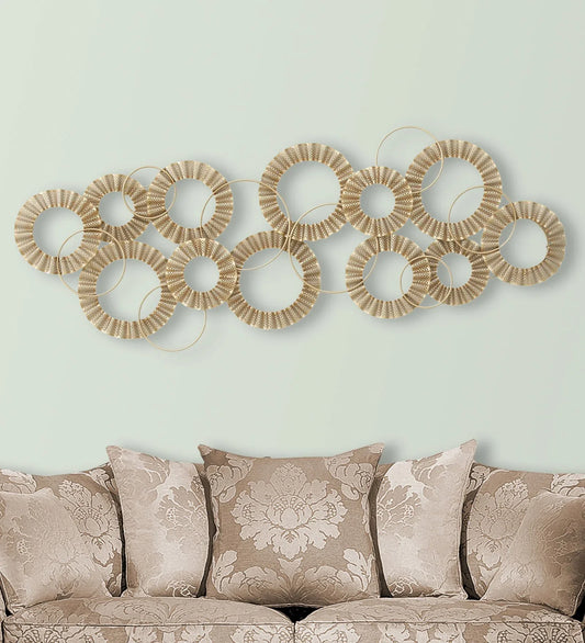 Handmade Golden Tiger Wall Decor for Home Decor and Gifting - ArtyCraftz.com