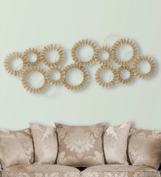 Handmade Golden Tiger Wall Decor for Home Decor and Gifting - ArtyCraftz.com