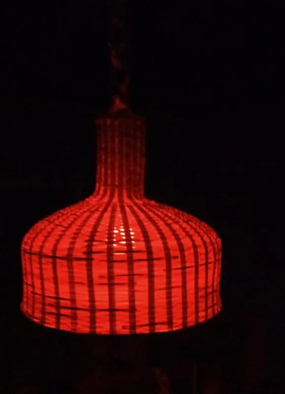 Bell Shaped Bamboo Lampshade